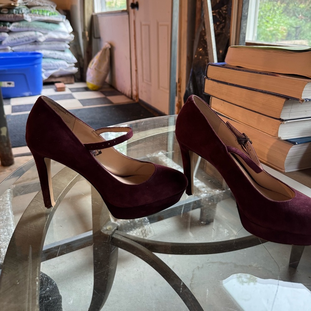 Vince Camuto Deep Burgundy Heels
